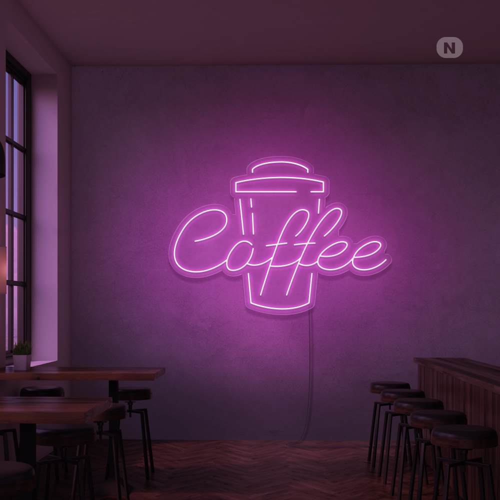 Cartel neon Coffee