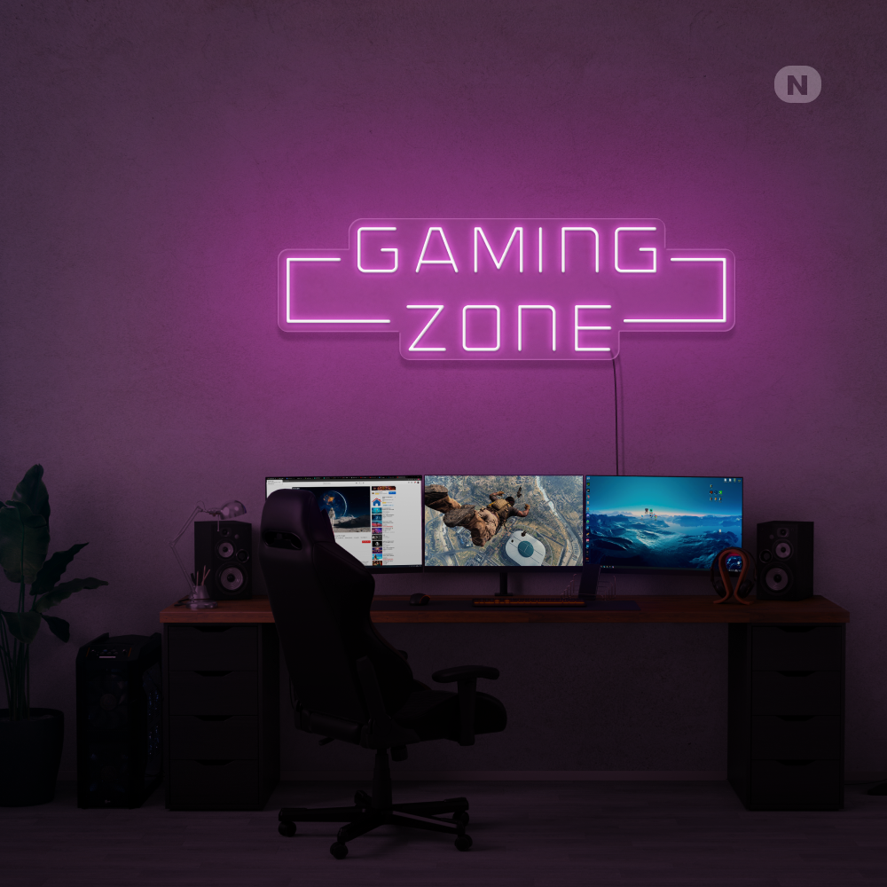 Cartel neon Gaming Zone