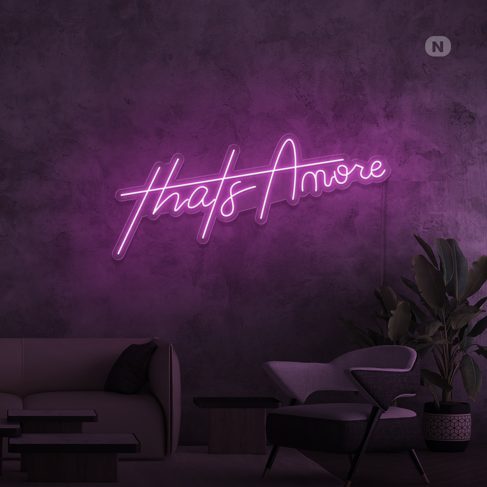 Cartel neon Amor