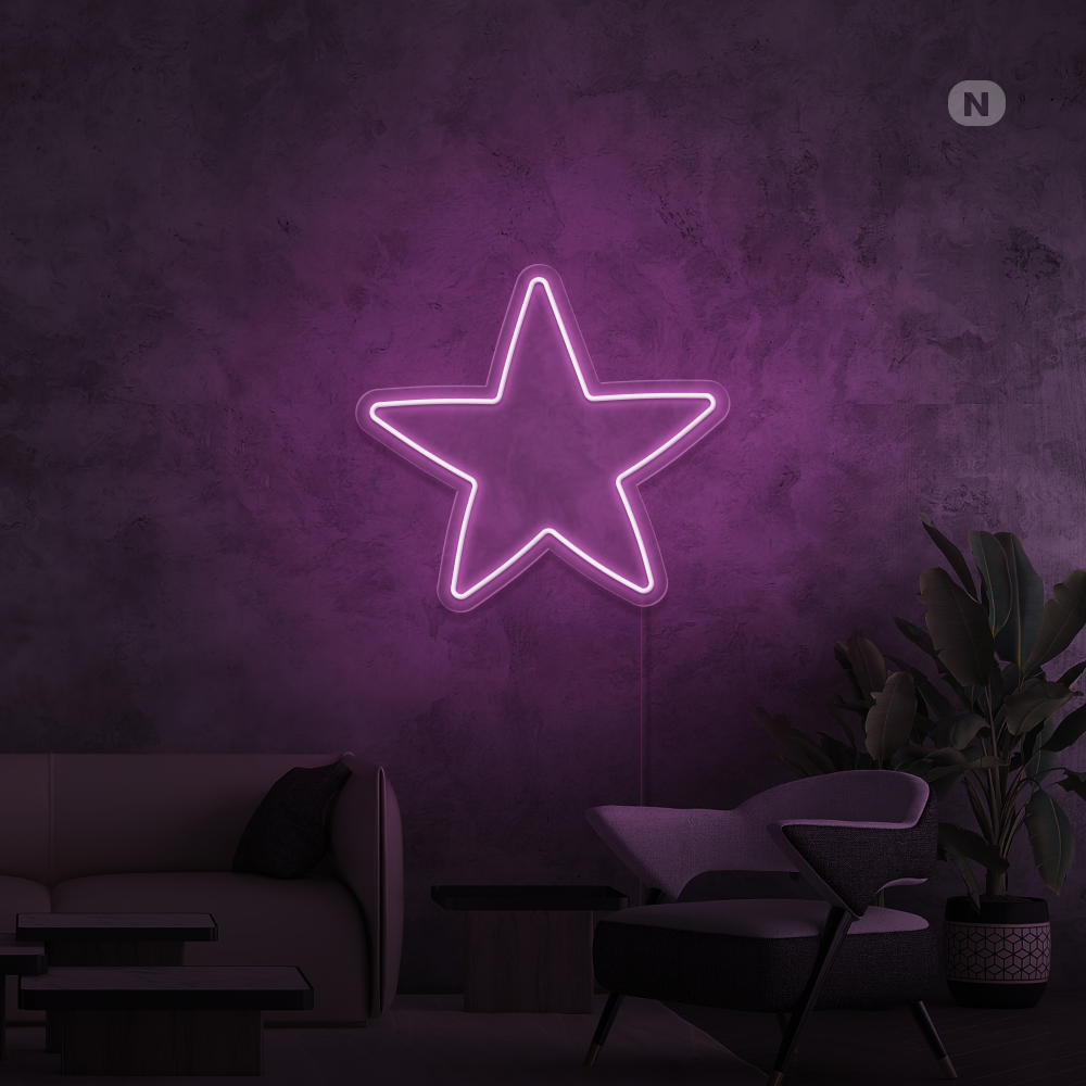 Cartel neon Estrella