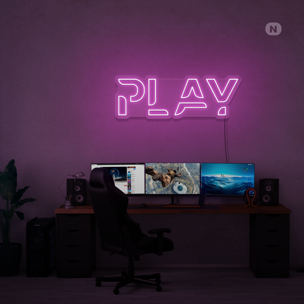Cartel neon Play