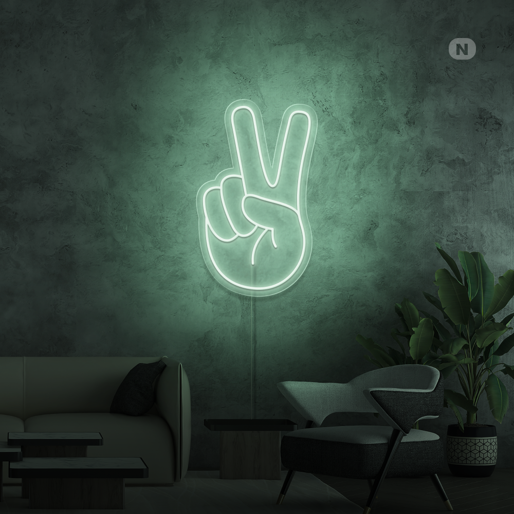 Cartel neon Paz