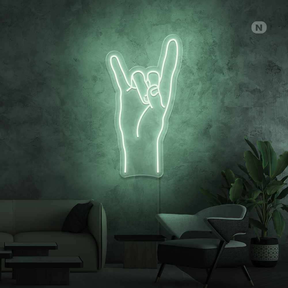 Cartel neon Rock & Roll