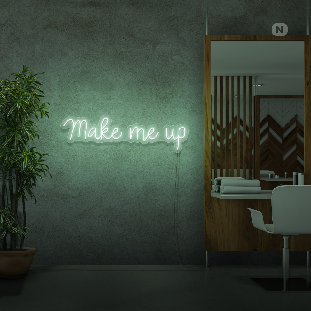 Cartel neon Make me up