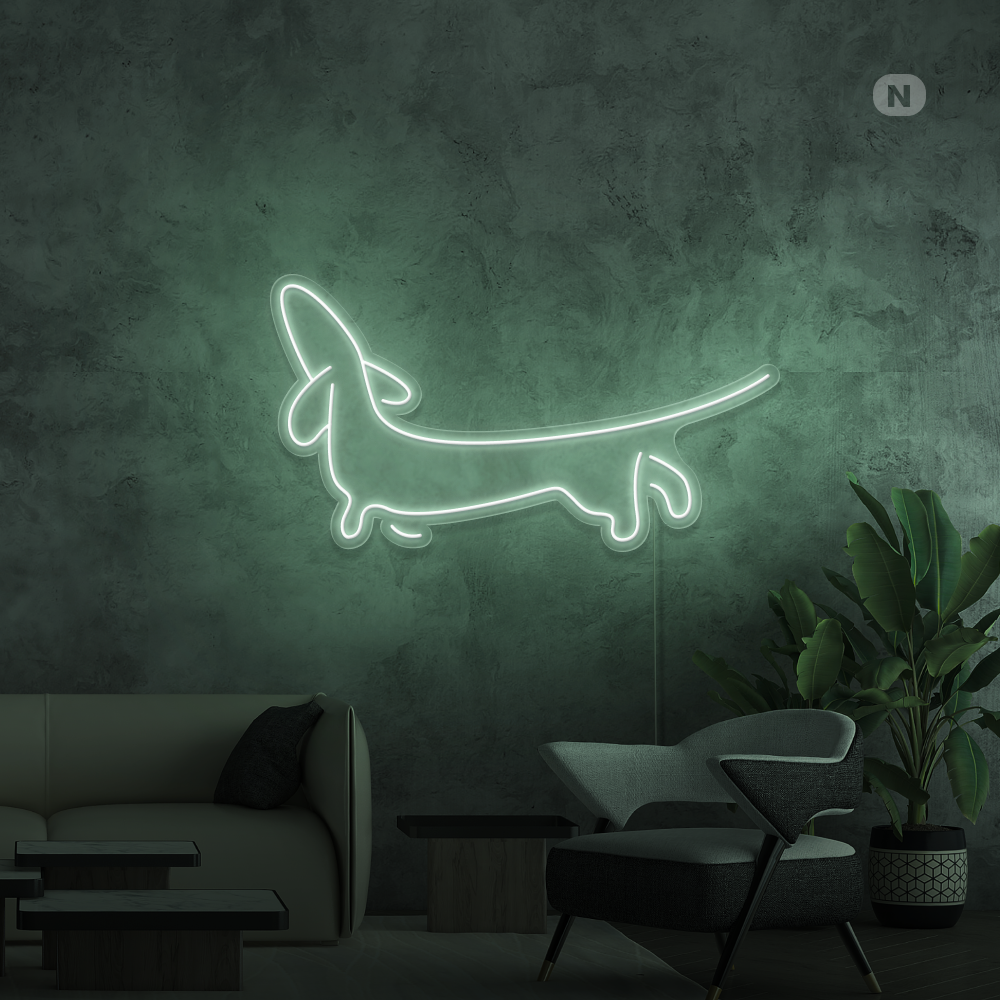 Cartel neon Teckel