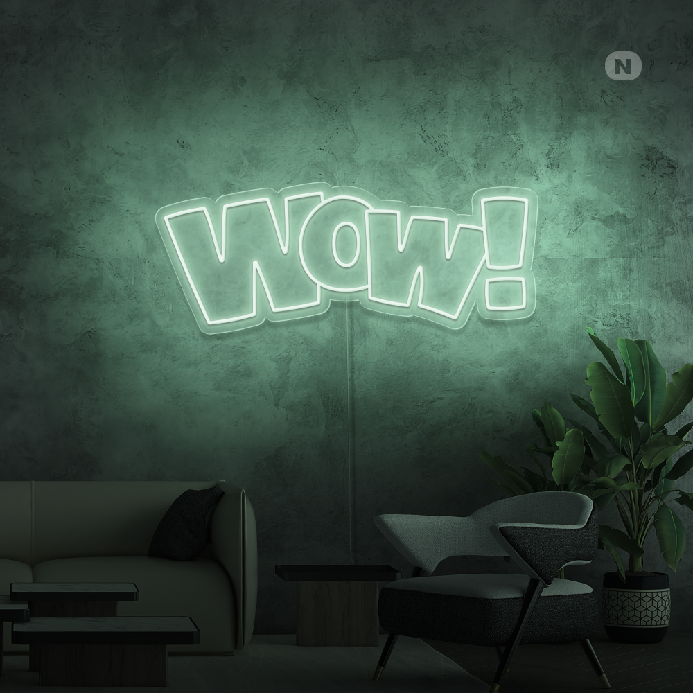 Cartel neon Wow!
