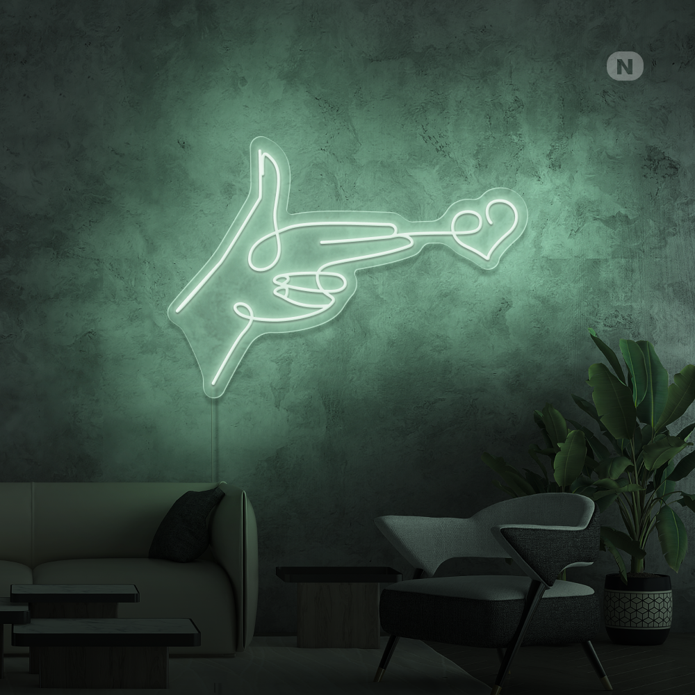 Cartel neon Lovestarget