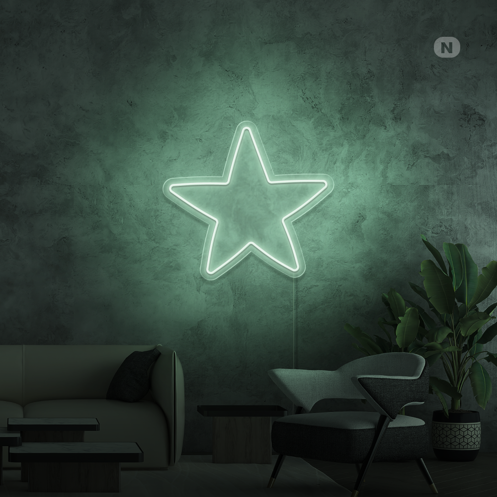 Cartel neon Estrella