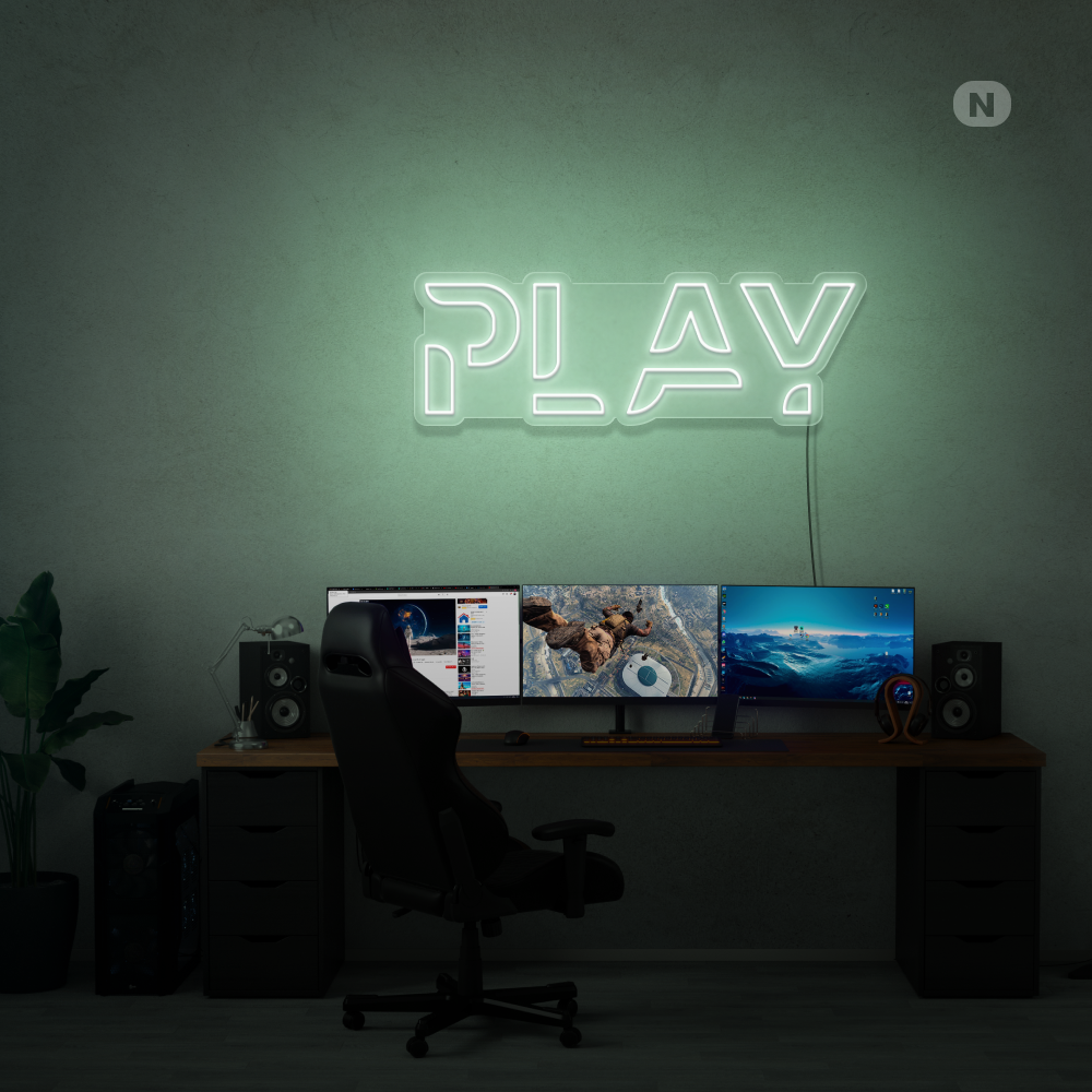 Cartel neon Play