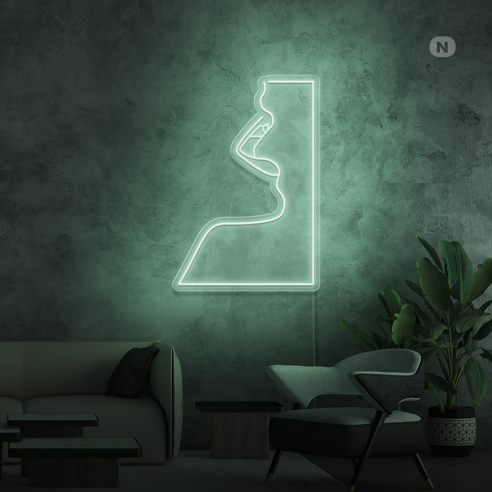 Cartel neon Seducción
