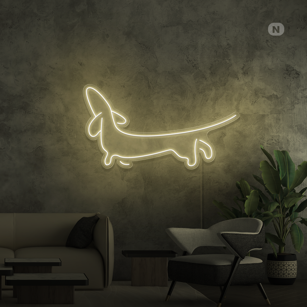 Cartel neon Teckel