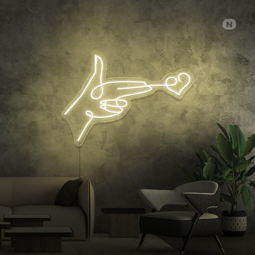 Cartel neon Lovestarget