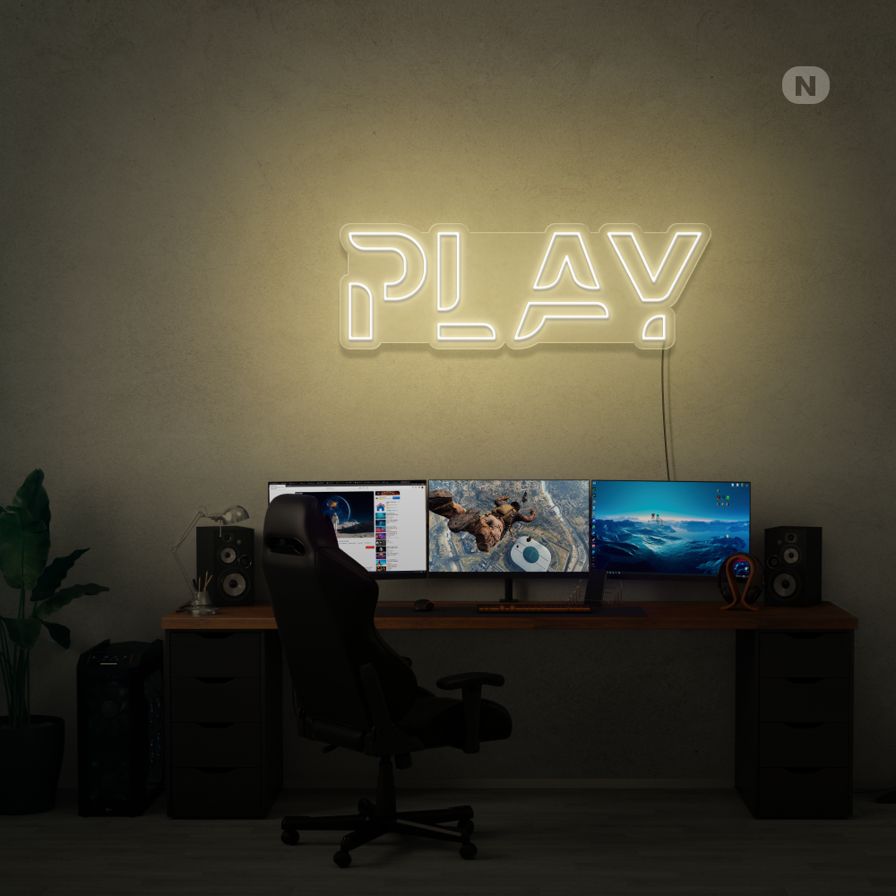 Cartel neon Play