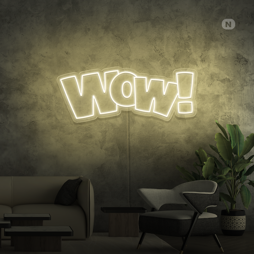 Cartel neon Wow!