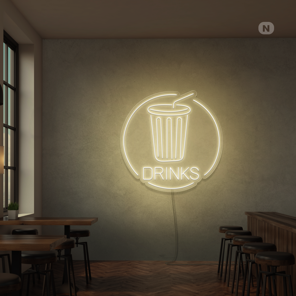 Cartel neon Drinks