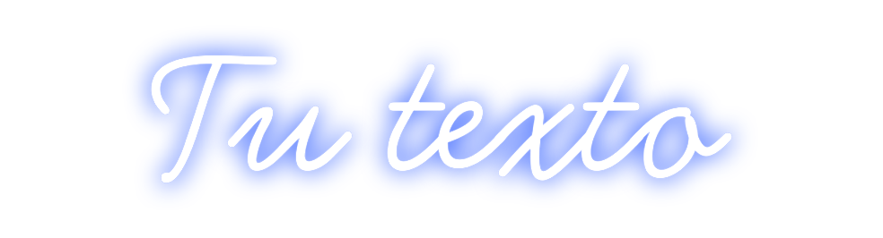 Custom Neon: Tu texto