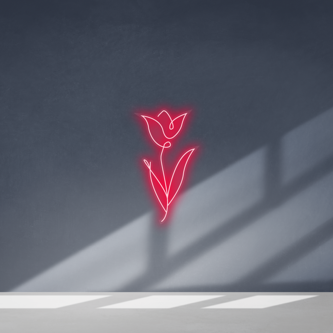 Cartel neon Rosa
