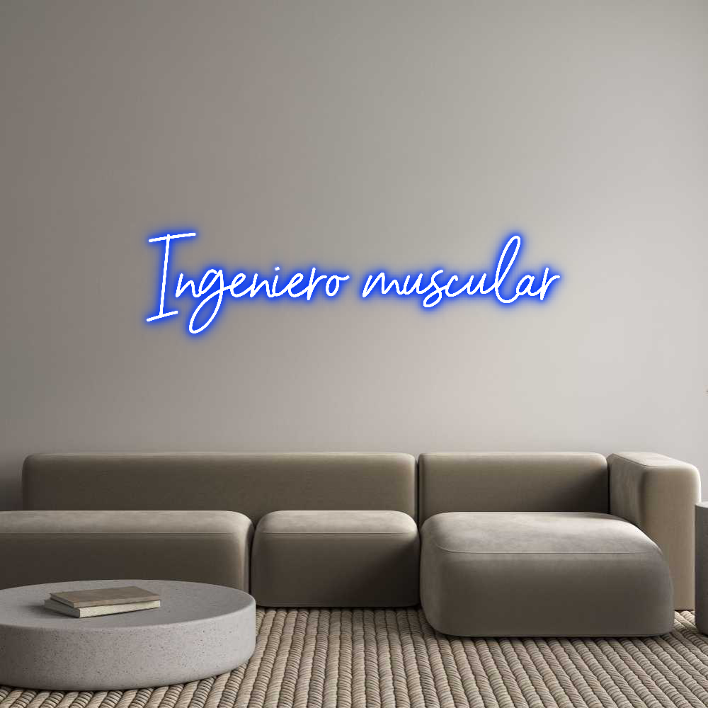 Neon personalizado: Ingeniero mus...