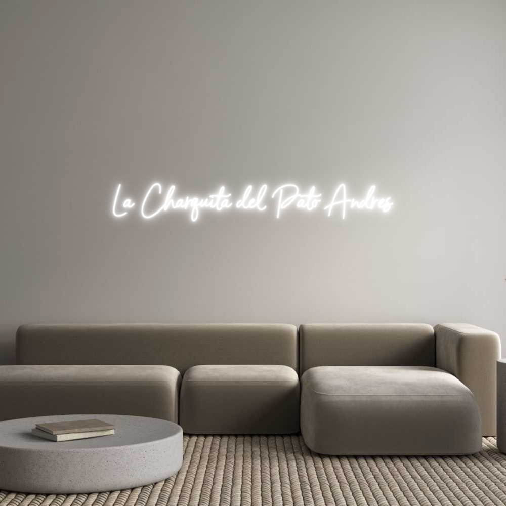 Neon personalizado: La Charquita ...