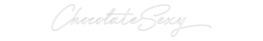 Neon personalizado: ChocolateSexy
