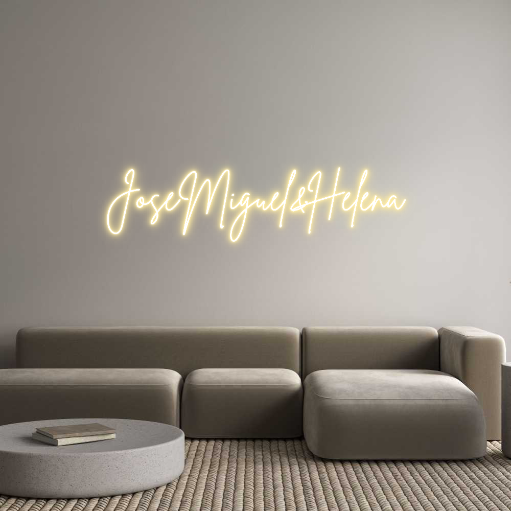 Neon personalizado: JoséMiguel&He...