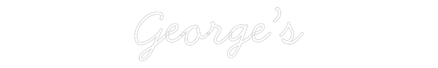 Neon personalizado: George’s