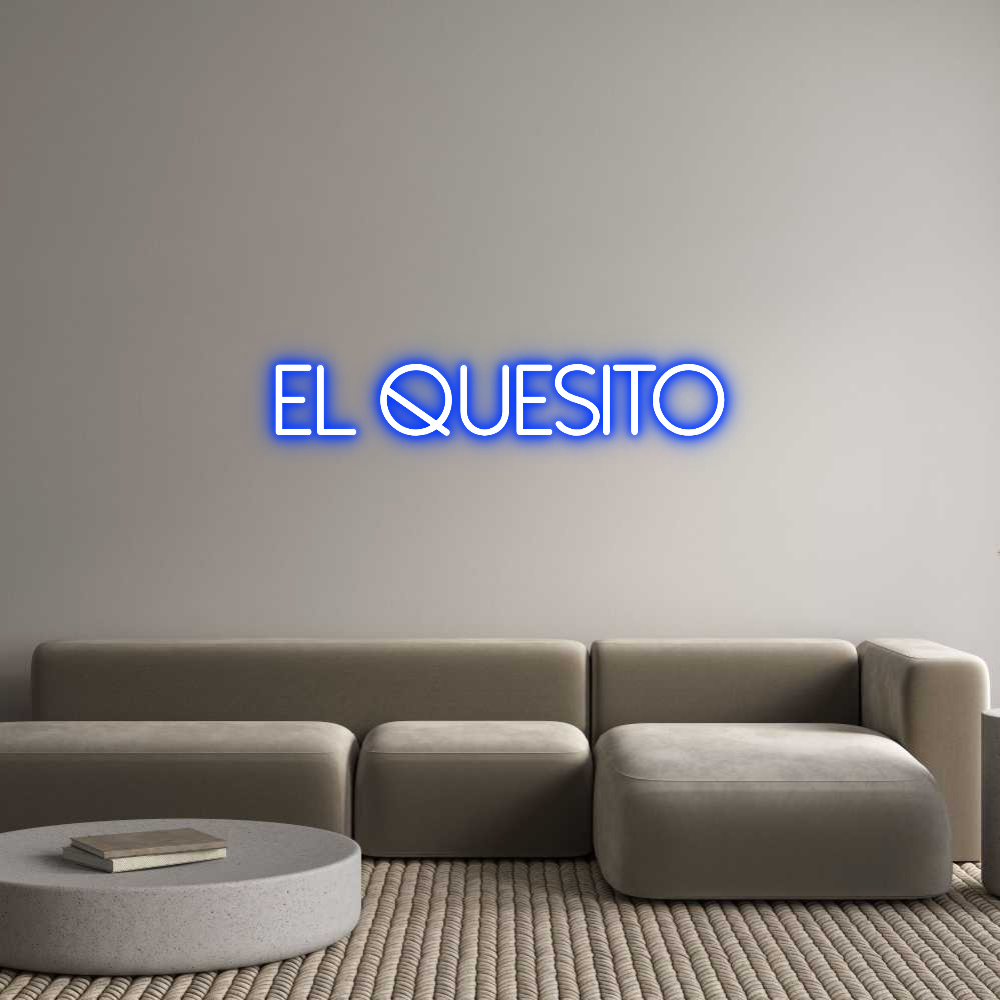 Neon personalizado: El Quesito