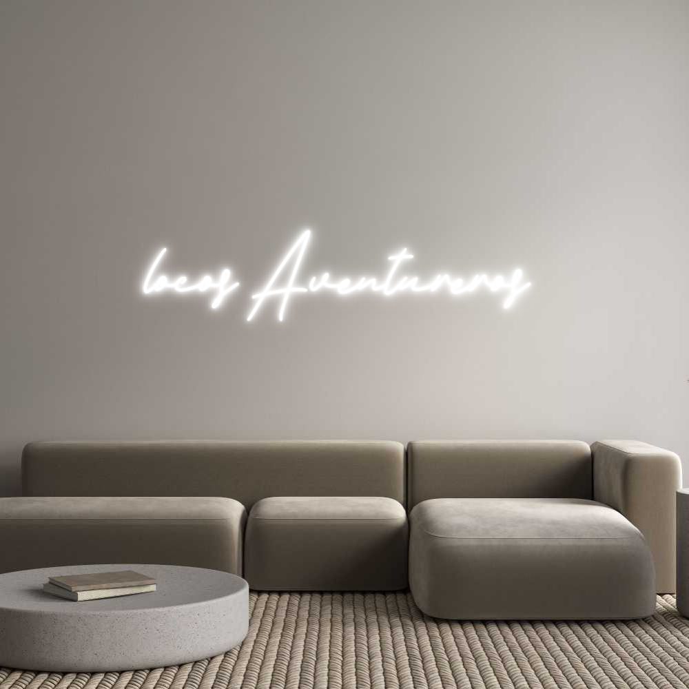 Neon personalizado: locos Aventur...