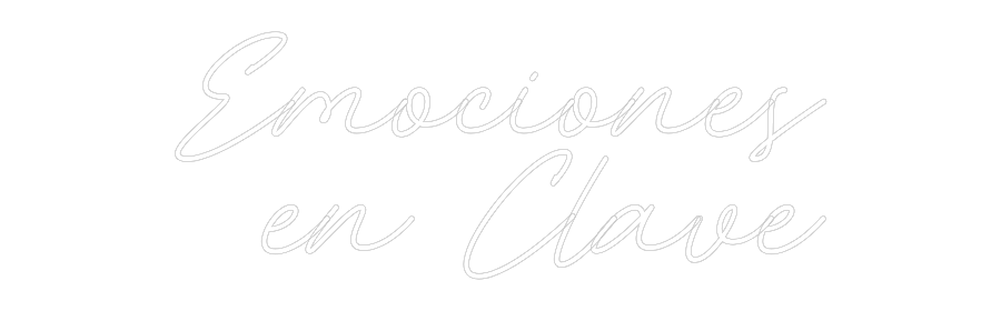 Neon personalizado: Emociones
en...