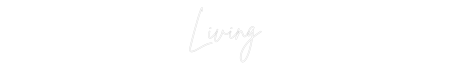 Neon personalizado: Living