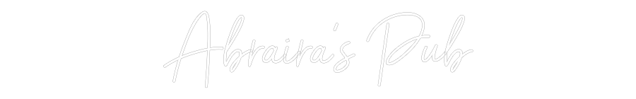 Neon personalizado: Abraira’s Pub