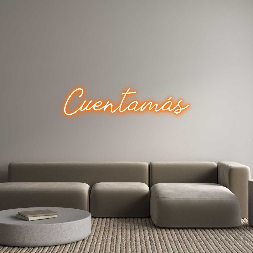 Neon personalizado: Cuentamás