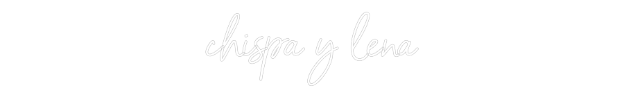Neon personalizado: chispa y leña