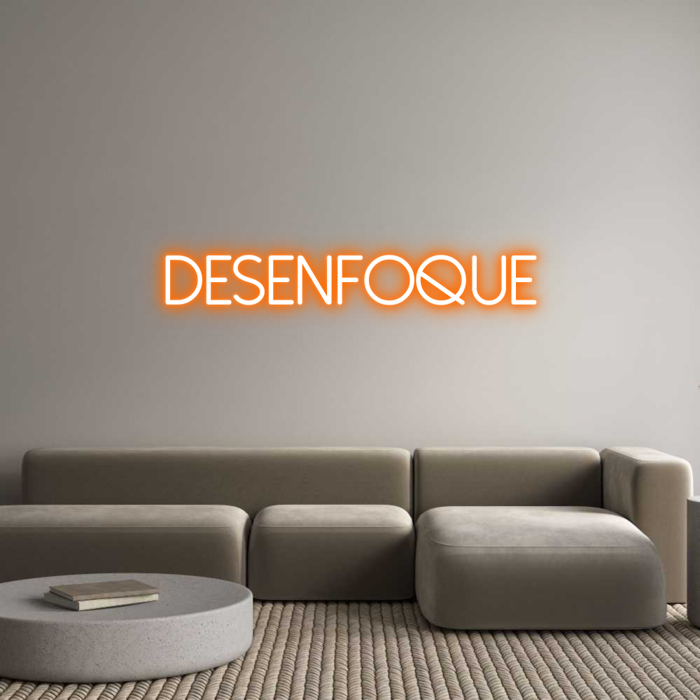 Neon personalizado: Desenfoque