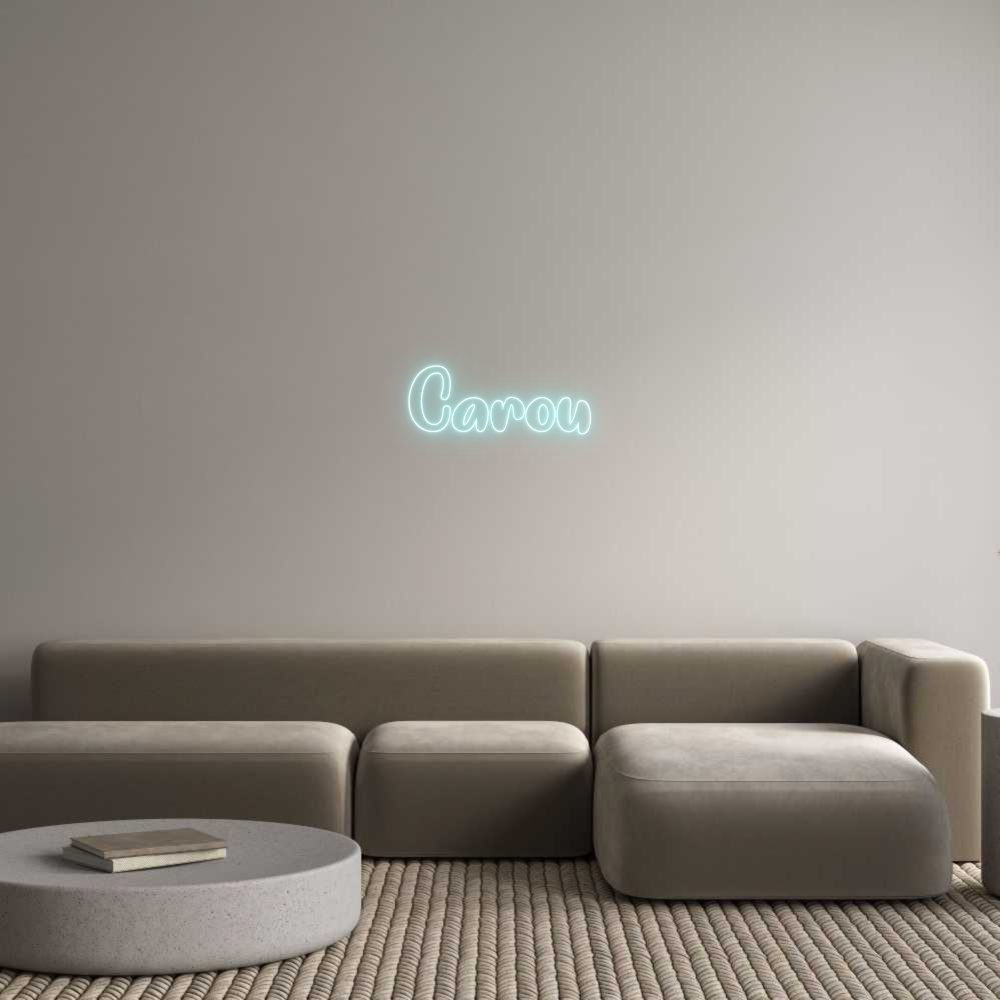 Neon personalizado: Carou