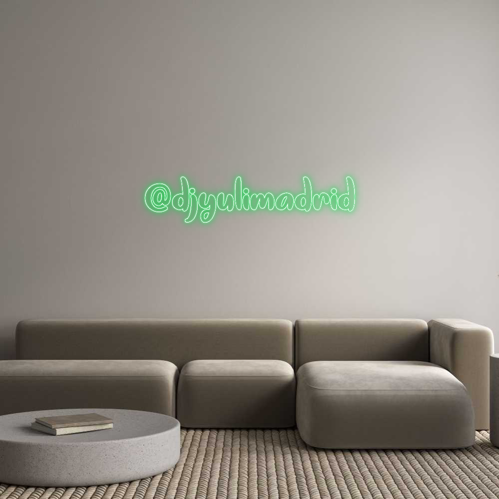 Neon personalizado: @djyulimadrid