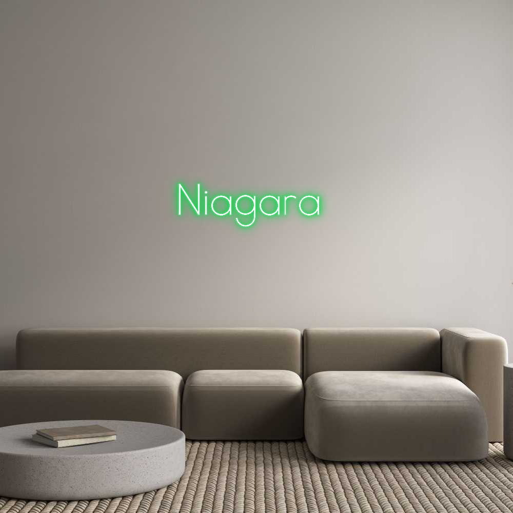 Neon personalizado: Niagara