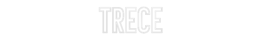 Neon personalizado: TRECE