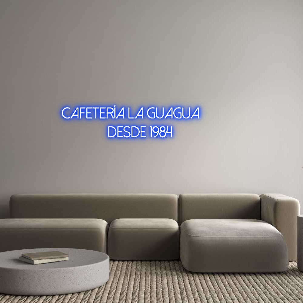Neon personalizado: CAFETERÍA LA ...