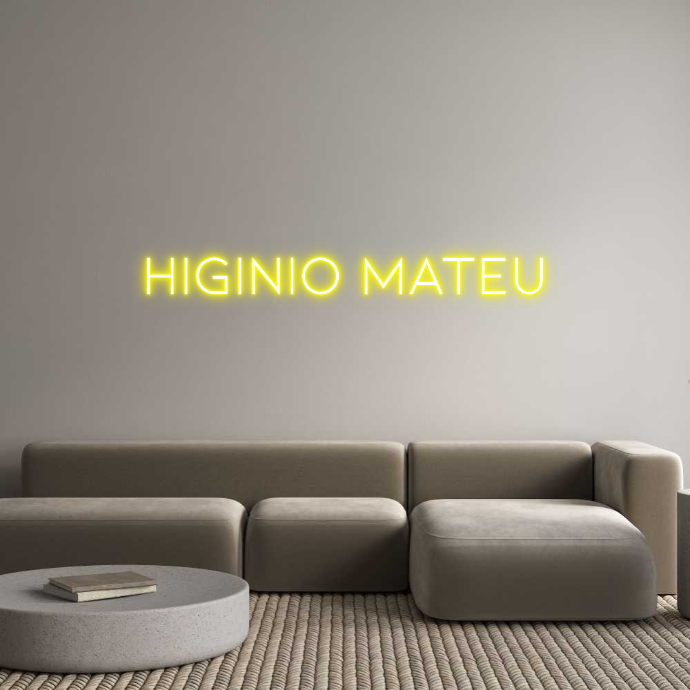 Neon personalizado: HIGINIO MATEU