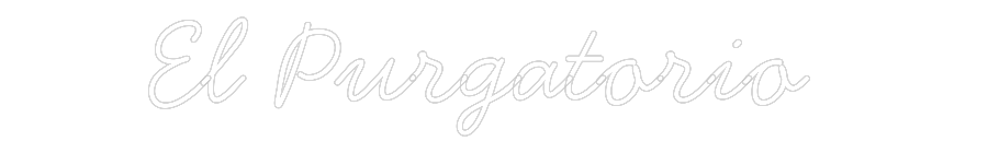 Neon personalizado: El Purgatorio