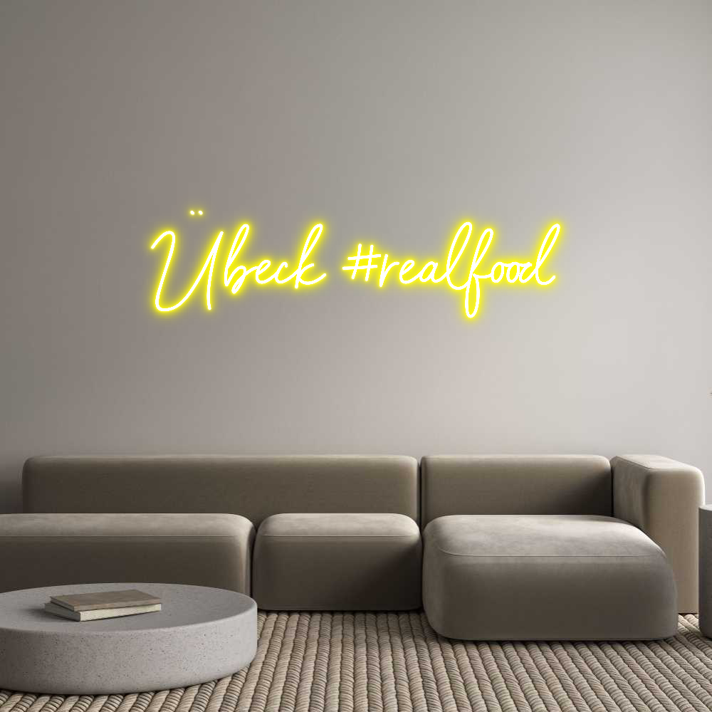 Neon personalizado: Übeck #realfo...