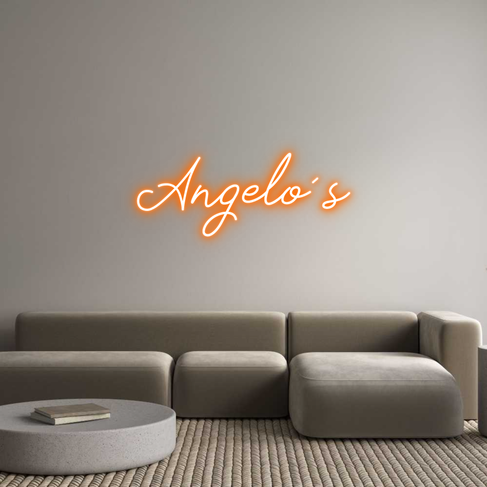 Neon personalizado: Angelo´s