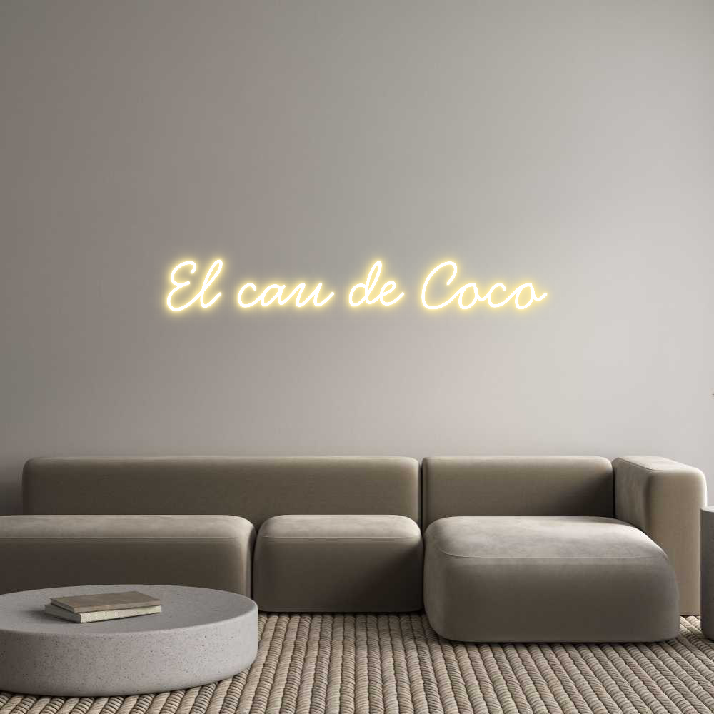 Neon personalizado: El cau de Coco