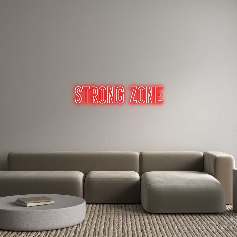 Neon personalizado: Strong Zone