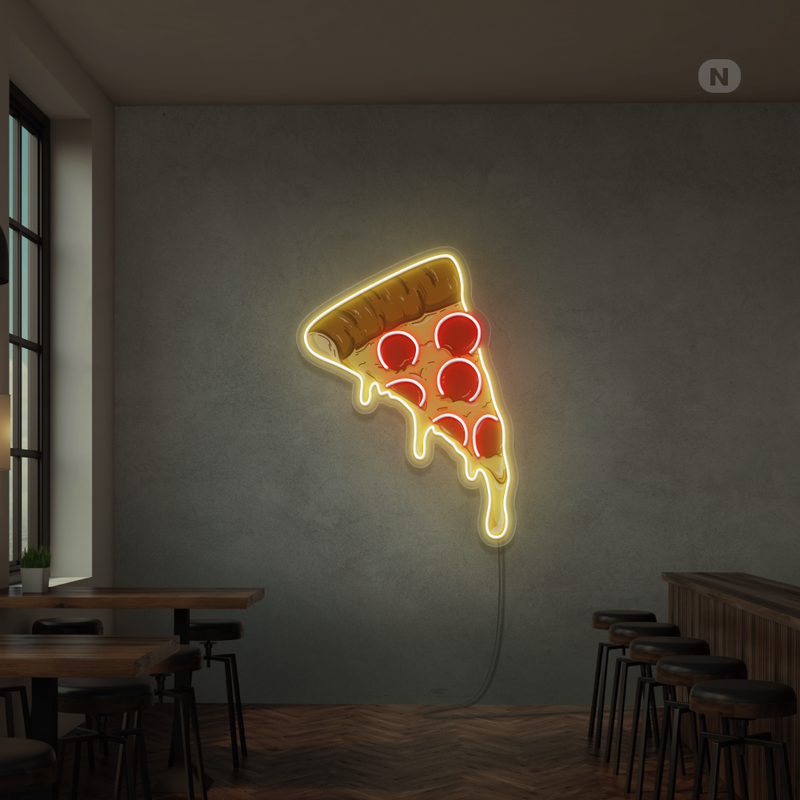 Cartel neon Pizza