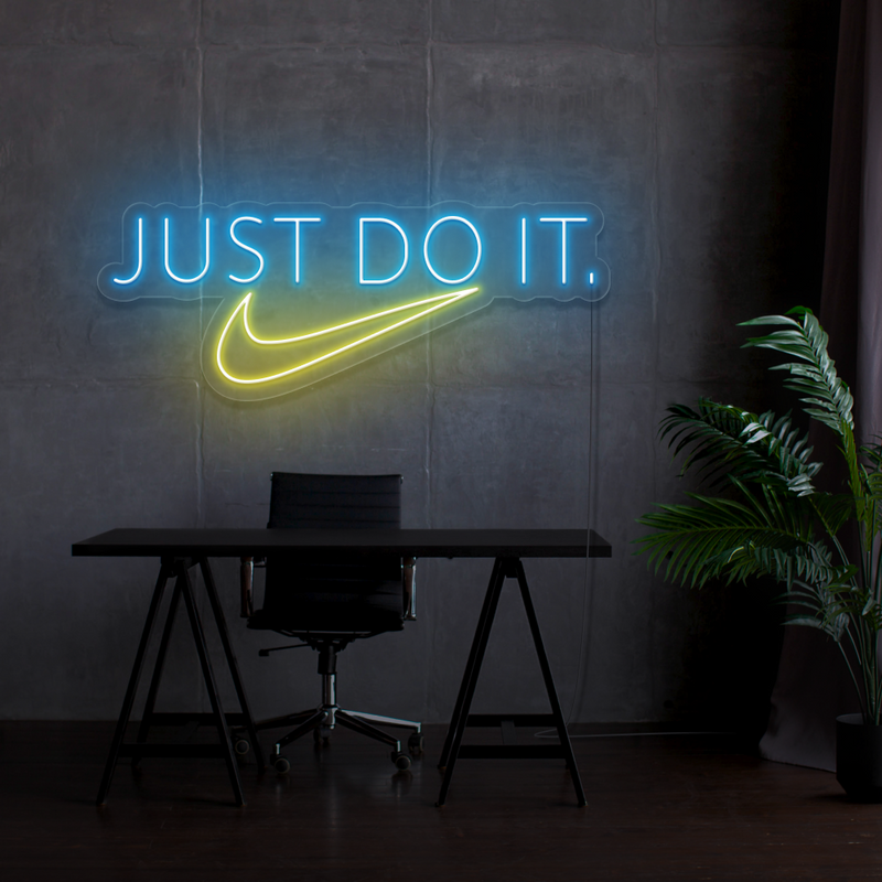 Cartel neon Just do it