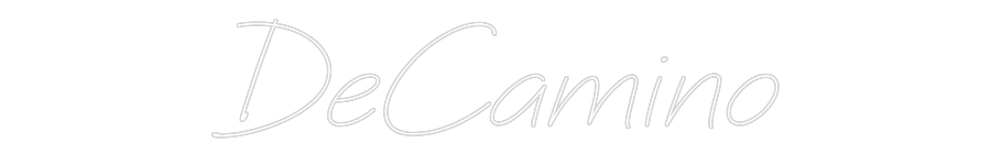 Neon personalizado: DeCamino