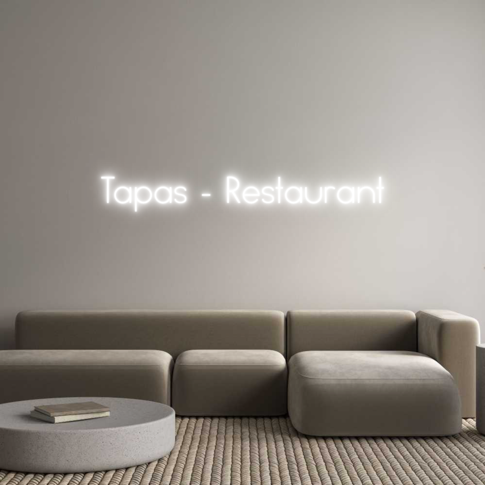 Neon personalizado: Tapas - Resta...