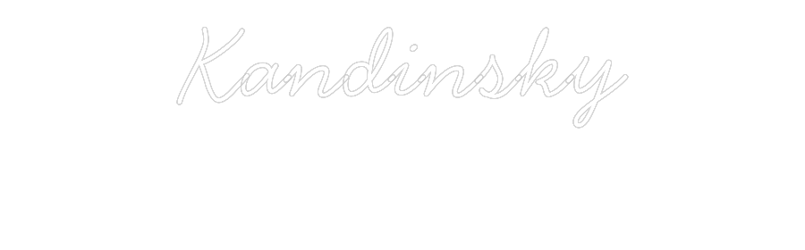 Neon personalizado: Kandinsky